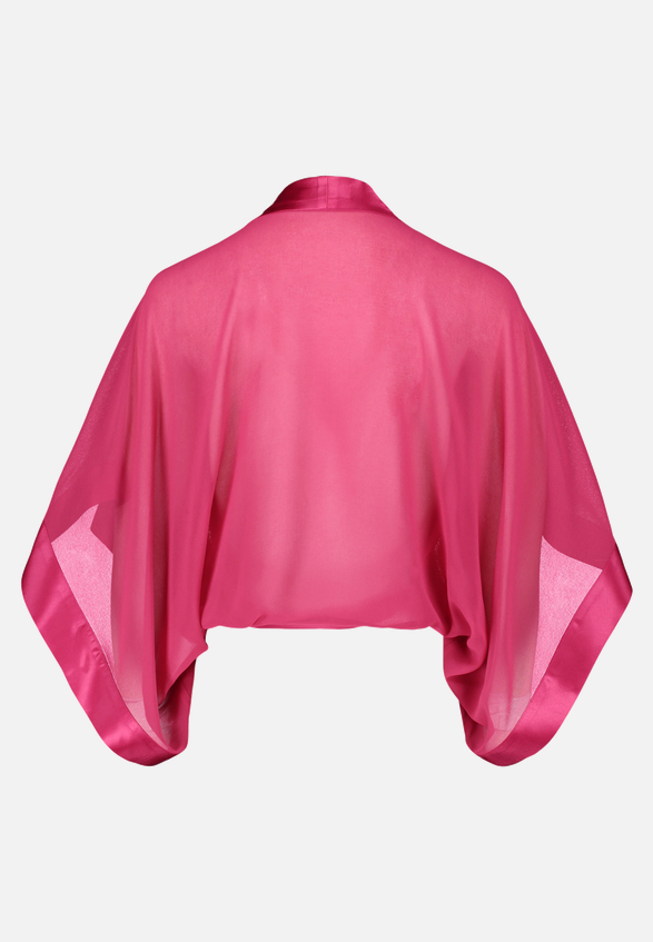 Chiffonstola mit 3/4 Arm / Rückseite