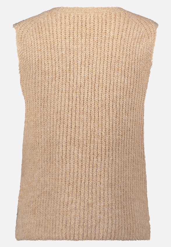 Strickpullover ohne Arm / Rückseite