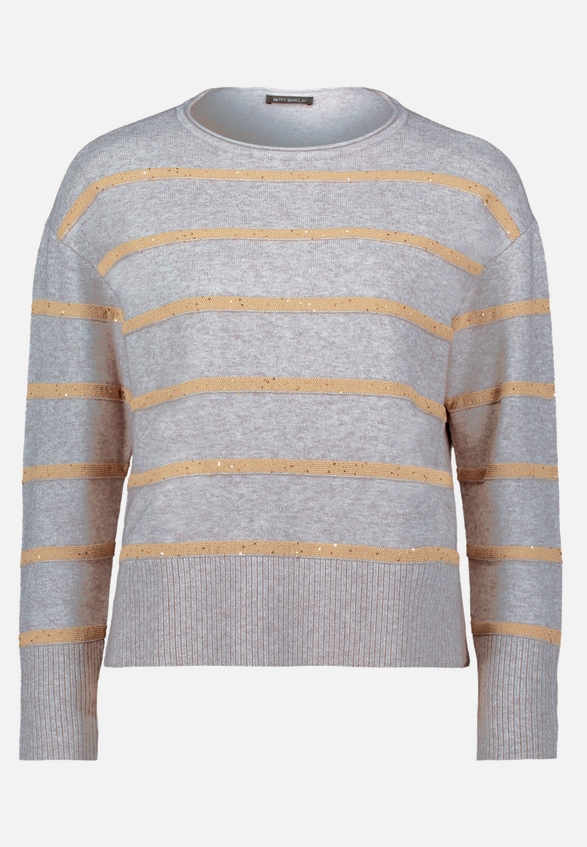 Strickpullover mit Pailletten / Vorderseite