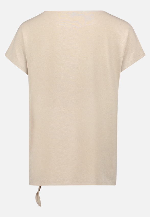 Halbarm-Shirt mit Schleifenknoten / Rückseite