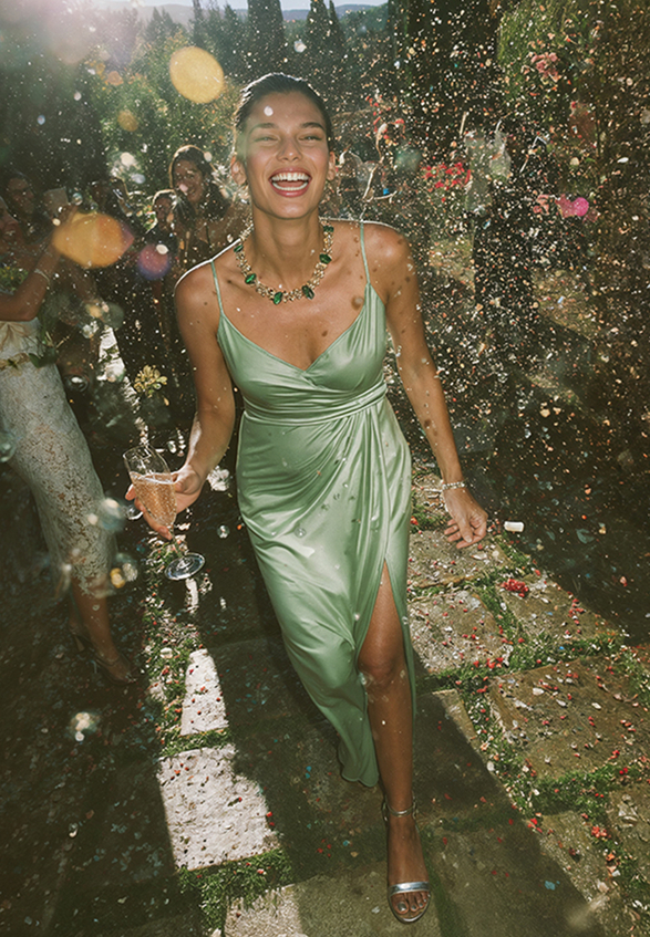 Abendkleid rückenfrei / Imagebild