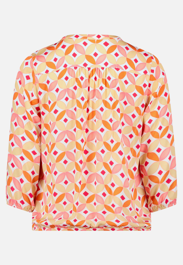 Casual-Bluse mit Muster / Rückseite