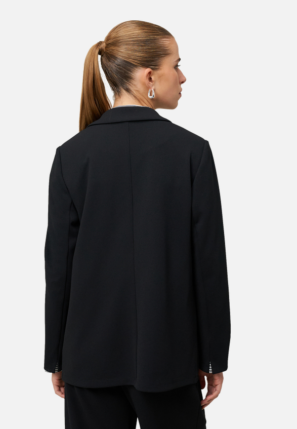 Longblazer offener Style / Modellfoto Rückseite