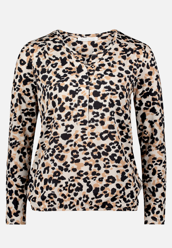 Casual-Shirt mit Gummizug / Vorderseite