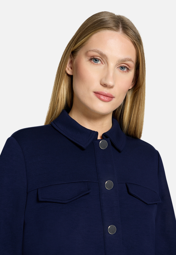 Casual-Jacke mit aufgesetzten Taschen / Detailbild