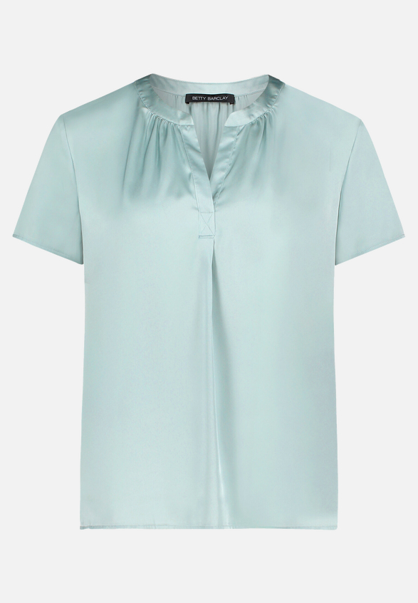 Satin-Bluse kurzarm / Vorderseite