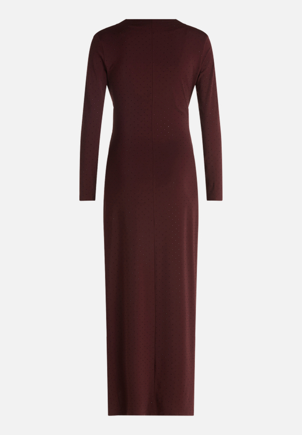 Abendkleid mit V-Ausschnitt / Rückseite