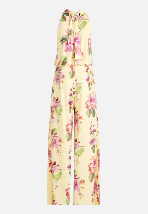 Jumpsuit mit Blumenprint / Rückseite