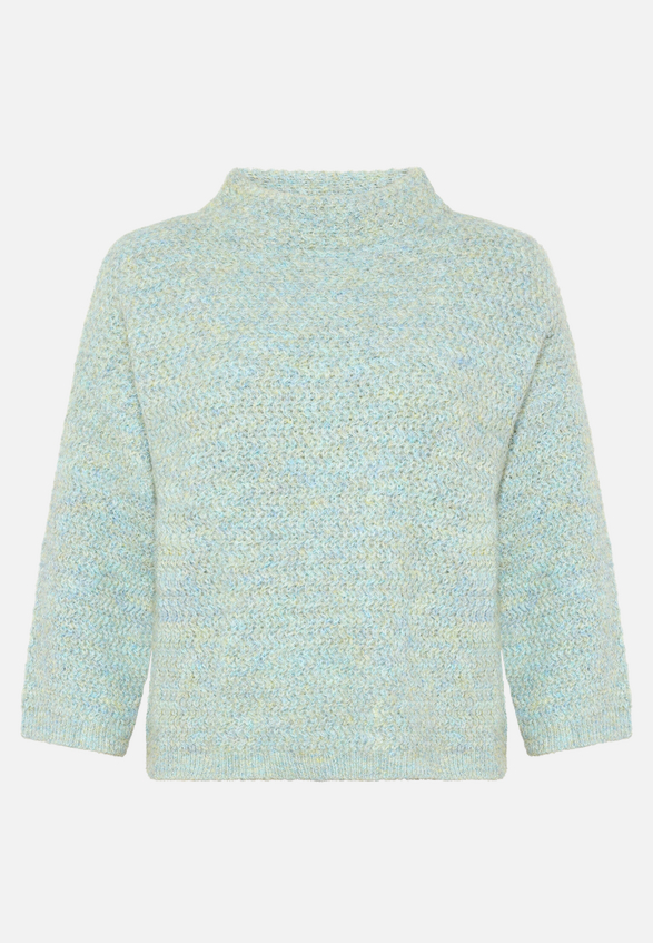 Strickpullover mit Stehkragen / Vorderseite