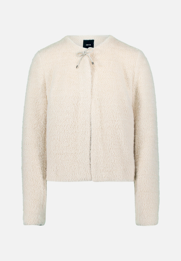 Strickjacke mit Schleife / Vorderseite