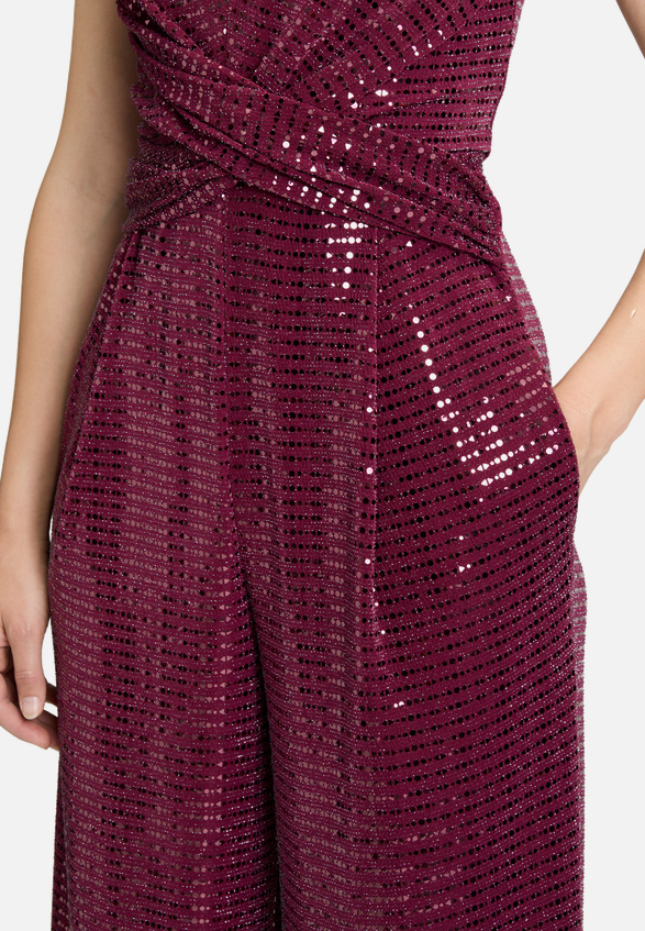 Jumpsuit im Glitzer-Look / Detailbild