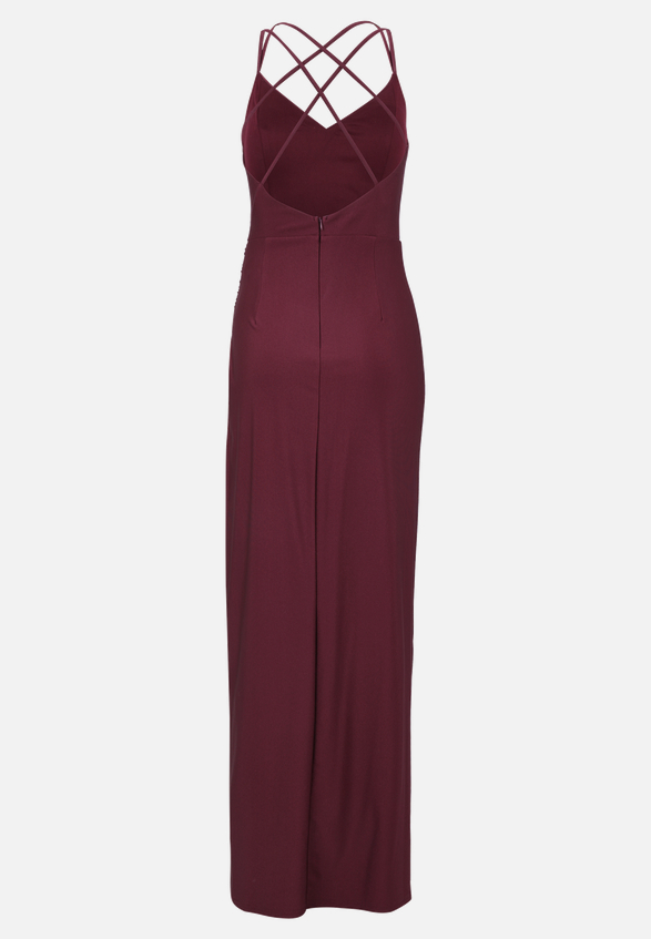 Abendkleid figurbetont / Rückseite