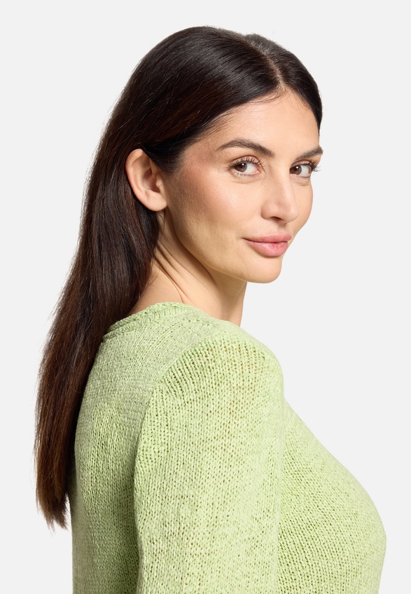 Strickpullover mit 3/4 Arm / Detailbild