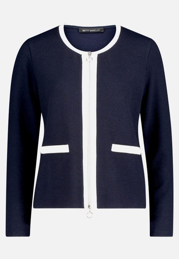 Shirtjacke mit Struktur / Vorderseite