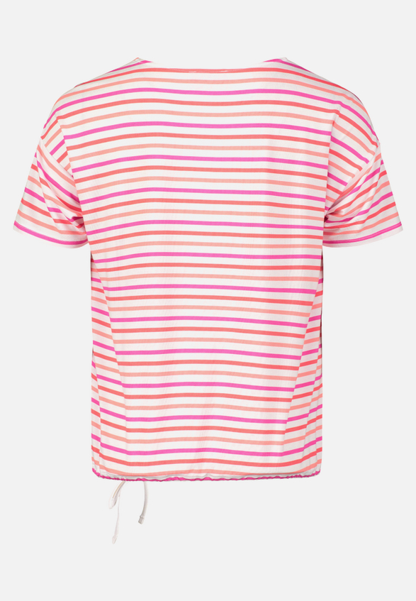 Ringelshirt mit Tunnelzug / Rückseite