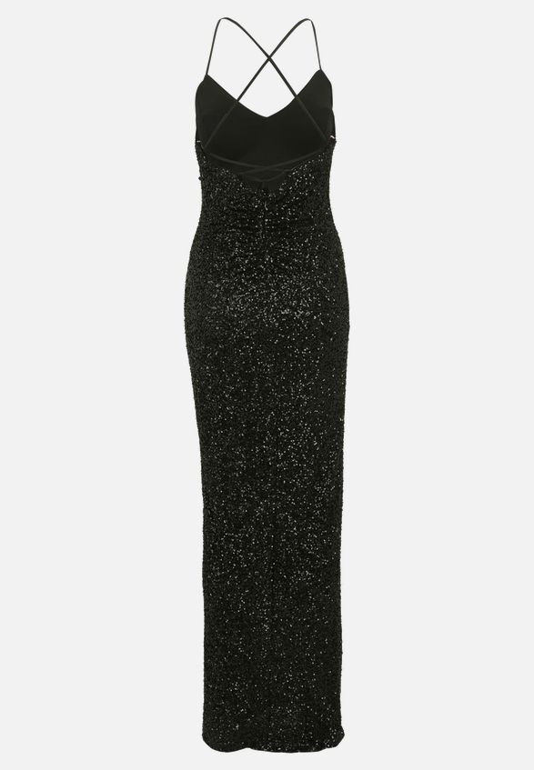 Abendkleid figurbetont / Rückseite