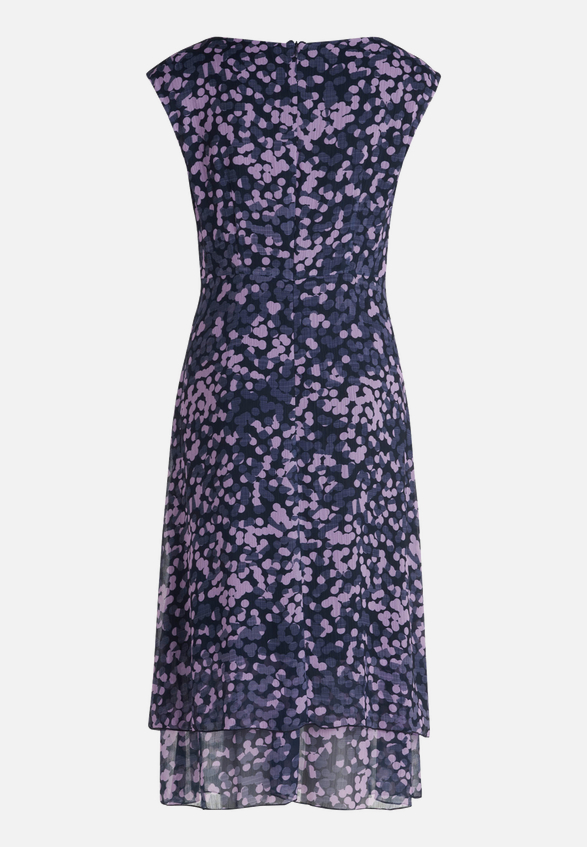 Midikleid mit Stufen / Rückseite