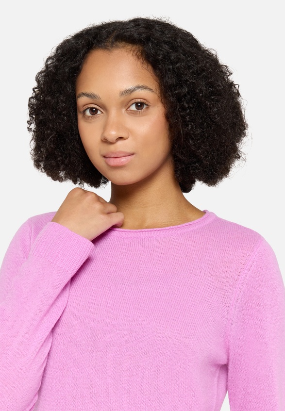 Kaschmir-Pullover mit Rundhalsausschnitt / Detailbild