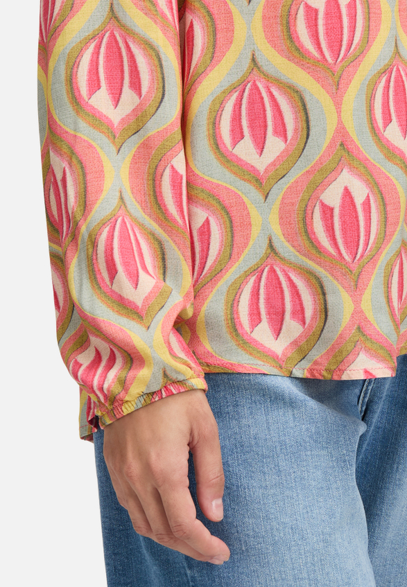 Casual-Bluse mit Muster / Detailbild