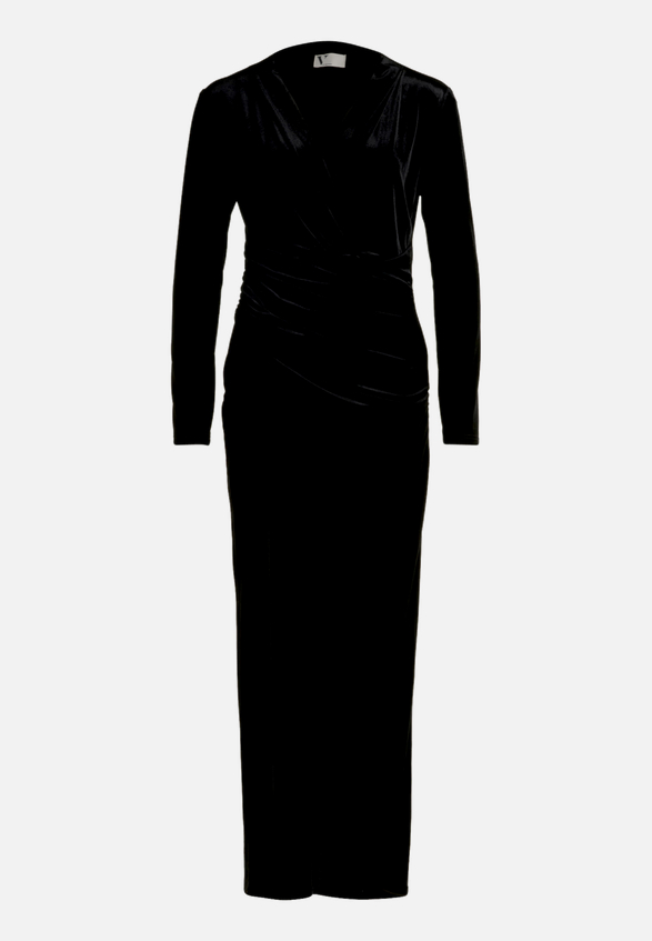 Abendkleid mit V-Ausschnitt / Vorderseite