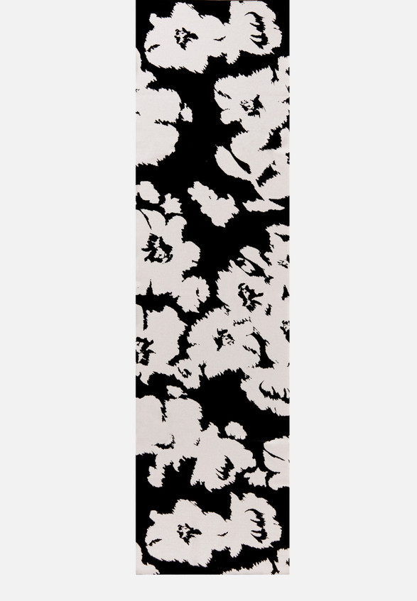 Basic-Schal mit Jacquard / Rückseite