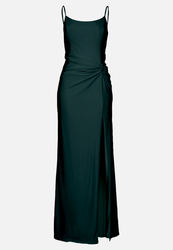Abendkleid mit Raffung / Vorderseite