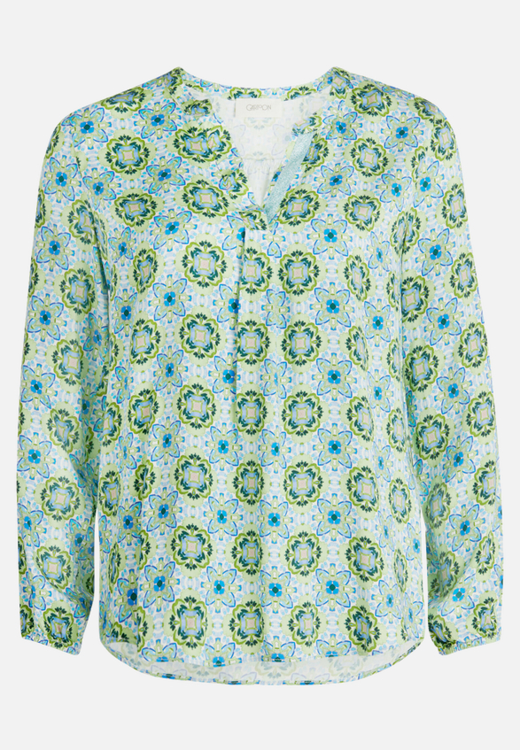 Blusenshirt mit Muster / Vorderseite