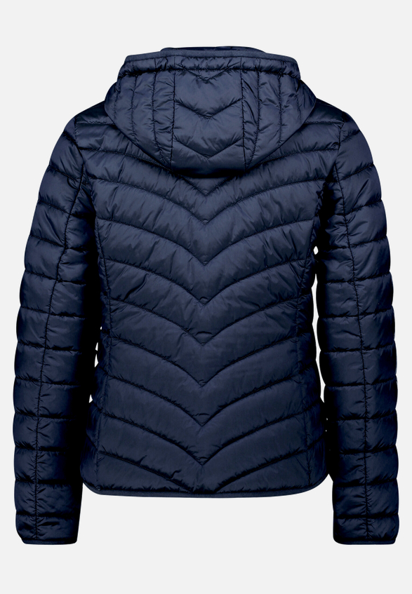 Outdoorjacke mit abnehmbarer Kapuze / Rückseite