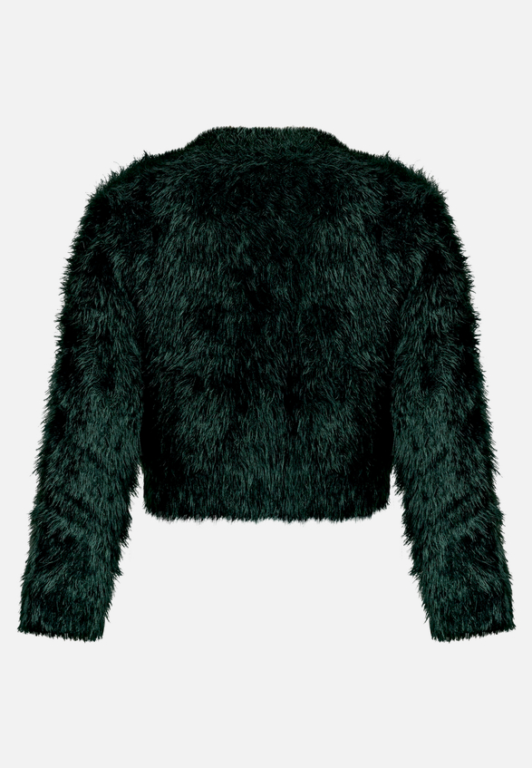 Strickbolero mit Struktur / Rückseite