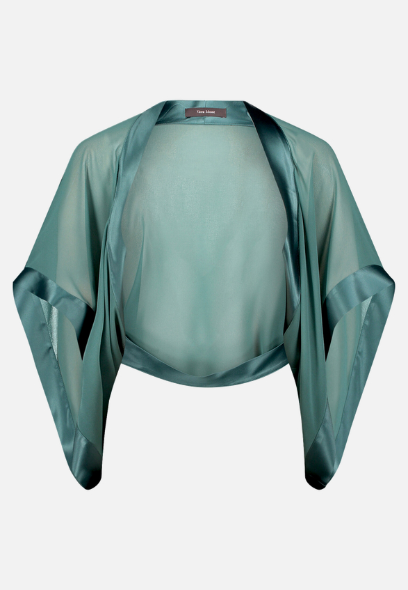 Chiffonstola mit 3/4 Arm / Vorderseite
