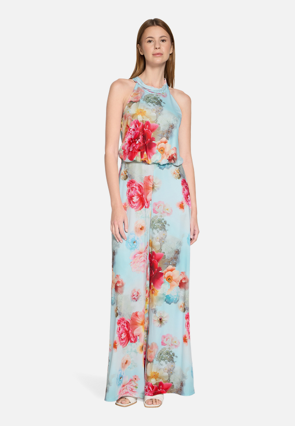 Jumpsuit mit Blumenprint / Modellfoto Vorderseite