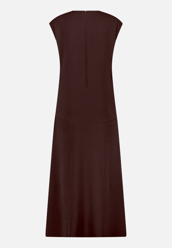Midikleid mit Raffung / Rückseite
