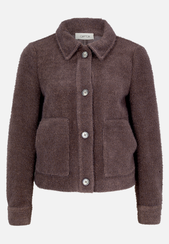 Casual-Jacke mit aufgesetzten Taschen / Vorderseite