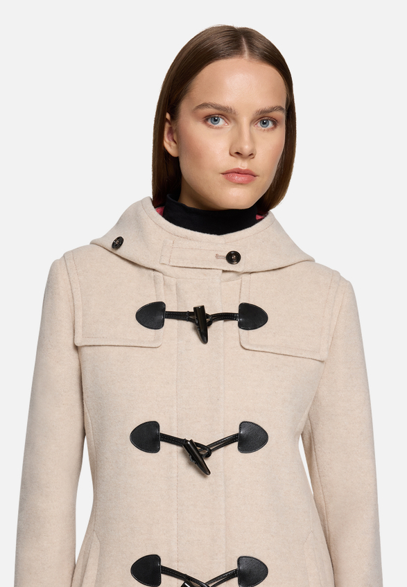 Dufflecoat mit Kapuze / Detailbild