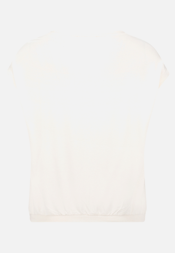 Casual-Shirt mit Rippbündchen / Rückseite