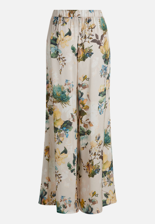 Marlene-Hose mit Blumenprint / Rückseite