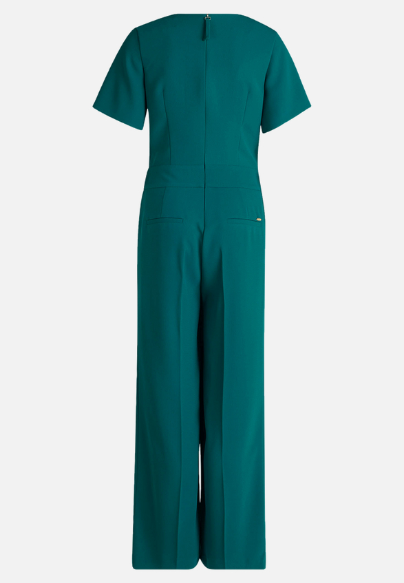 Jumpsuit mit Bindegürtel / Rückseite