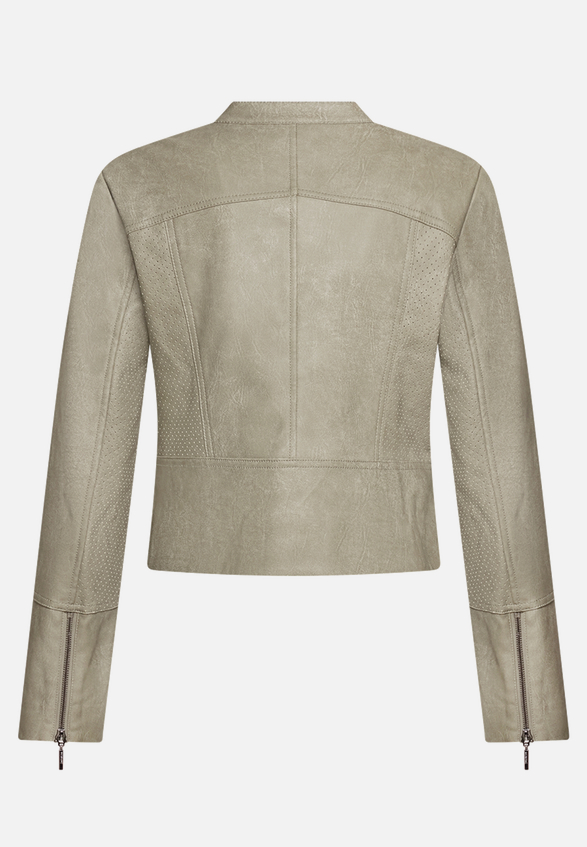 Casual-Jacke mit Stehkragen / Rückseite
