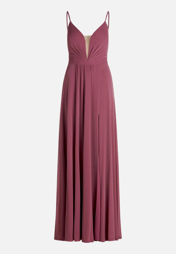 Abendkleid mit Lurexfaden / Vorderseite