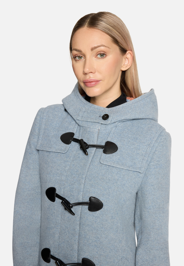 Dufflecoat mit Kapuze / Detailbild