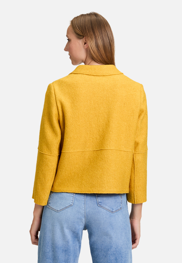 Blazer-Jacke mit Reverskragen / Modellfoto Rückseite