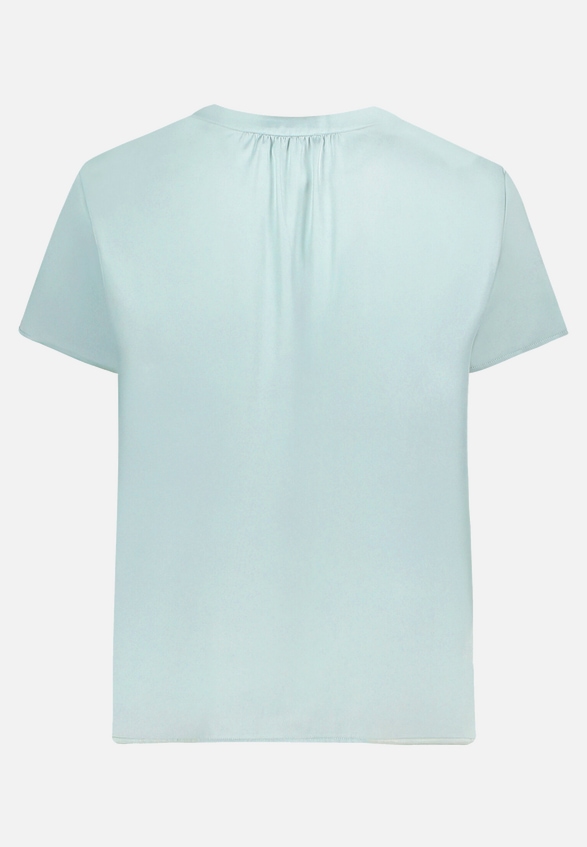 Satin-Bluse kurzarm / Rückseite
