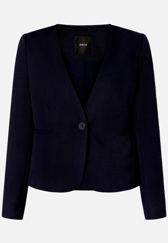 Blazer mit Paspeltaschen / Vorderseite