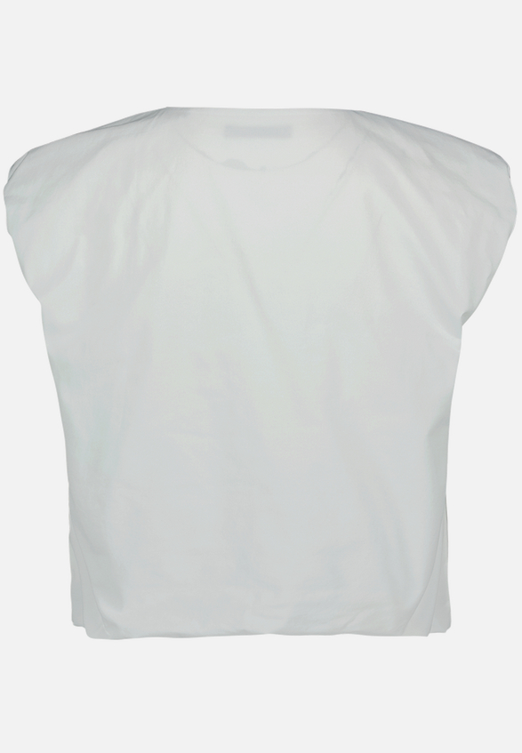 Cropped-Shirt  mit Rundhalsausschnitt  / Rückseite