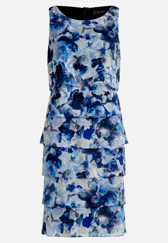 Cocktailkleid mit Volant / Vorderseite