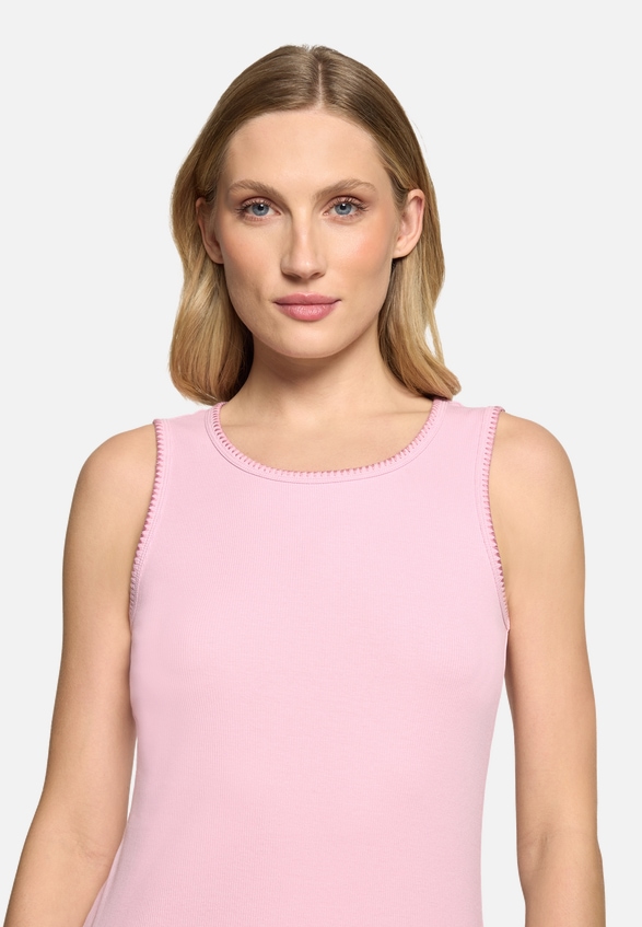Basic-Top mit Rundhalsausschnitt / Detailbild