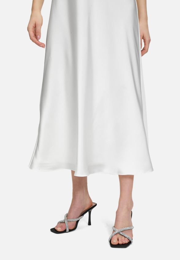 Abendkleid mit breiten Trägern / Detailbild