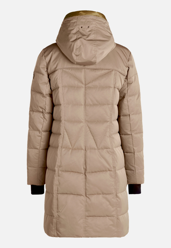 Steppjacke mit Kapuze / Rückseite
