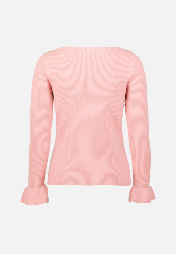 Pullover mit Volants am Ärmel / Rückseite