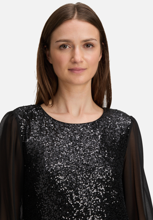 Partykleid mit Pailletten / Detailbild